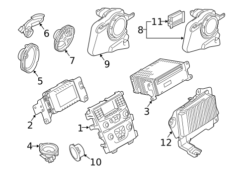 Sound System for 2014 Lincoln MKX #0