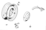 1214000102 - : Wheel Disc for Mercedes-Benz: 190B, 190DB Image