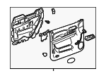 25780114 - Body: Door Trim Panel for Chevrolet: Avalanche, Suburban 1500, Suburban 2500, Tahoe | GMC: Yukon, Yukon XL 1500, Yukon XL 2500 Image