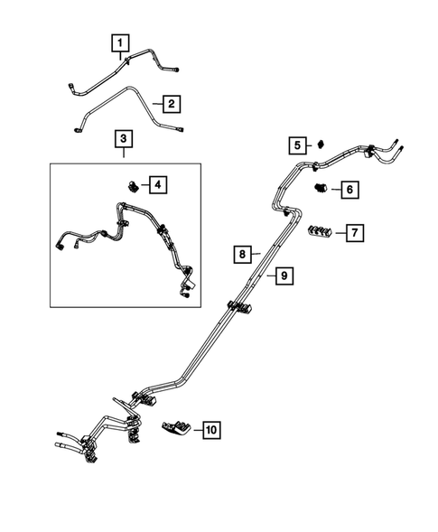 Fuel Lines for 2016 Dodge Journey #0