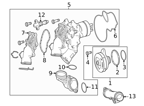 Intercooler for 2022 Mercedes-Benz GLS 63 AMG&reg; #2