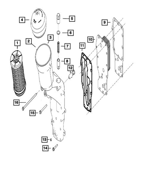 Engine Oiling, Oil Pan and Indicator (Dipstick) for 2025 Ram 3500 #1