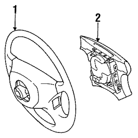 Steering Wheel for 1989 Toyota Supra #1