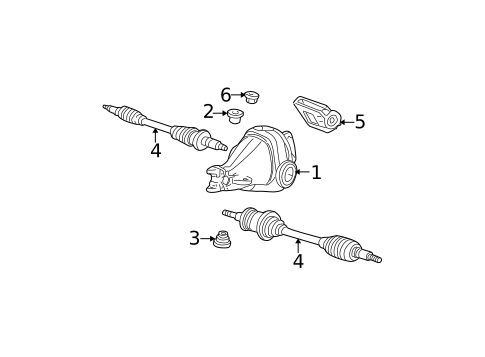Axle Housing for 2004 Ford Mustang #0