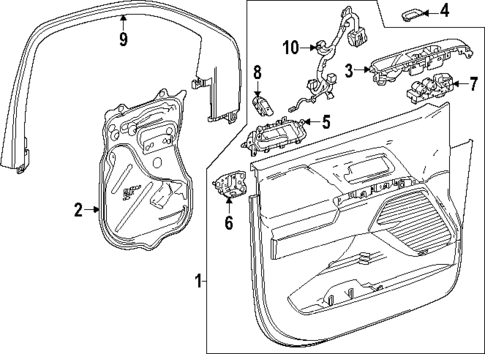 Front Door for 2024 Chevrolet Silverado EV #4