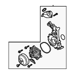 PB121010C - Cooling System: Water Pump Assembly for Porsche: 718 Cayman, 718 Spyder, 911, Boxster, Cayman Image