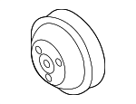 PB121031 - Cooling System: Pump Pulley for Porsche: 718 Boxster, 718 Cayman, 718 Spyder, 911, Boxster, Cayman Image