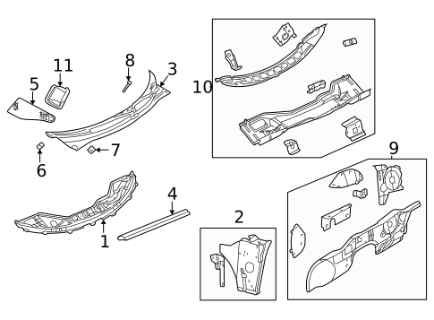Exterior Trim - Fender for 2002 Dodge Stratus #2