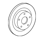 4351630041 - Brakes: Rotor for Lexus: GS F, GS200t, GS300, GS350, GS450h, GS460, IS F, IS200t, IS250, IS300, IS350, RC F, RC200t, RC300, RC350 Image