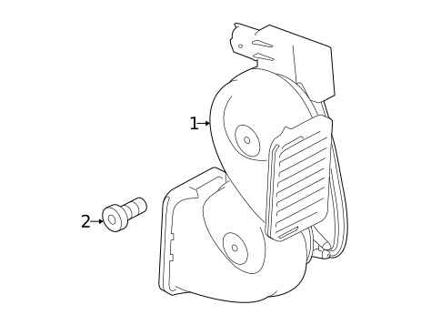 Horn for 2023 Land Rover Range Rover #0