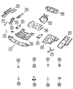5281385AB - Transmission: Starter Shield for Chrysler: Pacifica Image