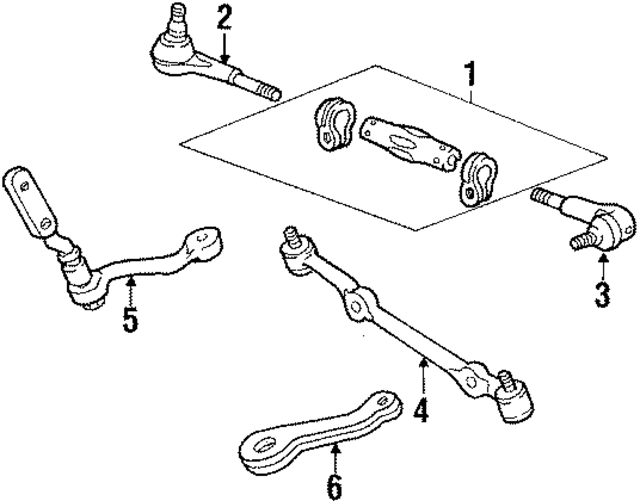 14050634 - Steering: Outer Tie Rod for GM Image