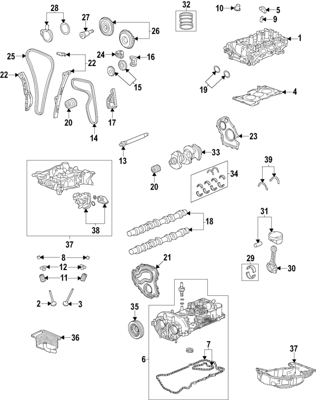 12698848 - Engine: Engine Timing Camshaft Sprocket for GM Image