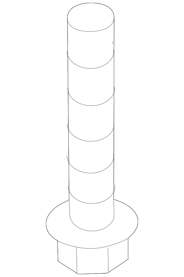 Support Brace Bolt - Porsche (N-107-141-01)