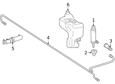 Headlamp Washers/Wipers for 2009 Mercedes-Benz CL550 #0