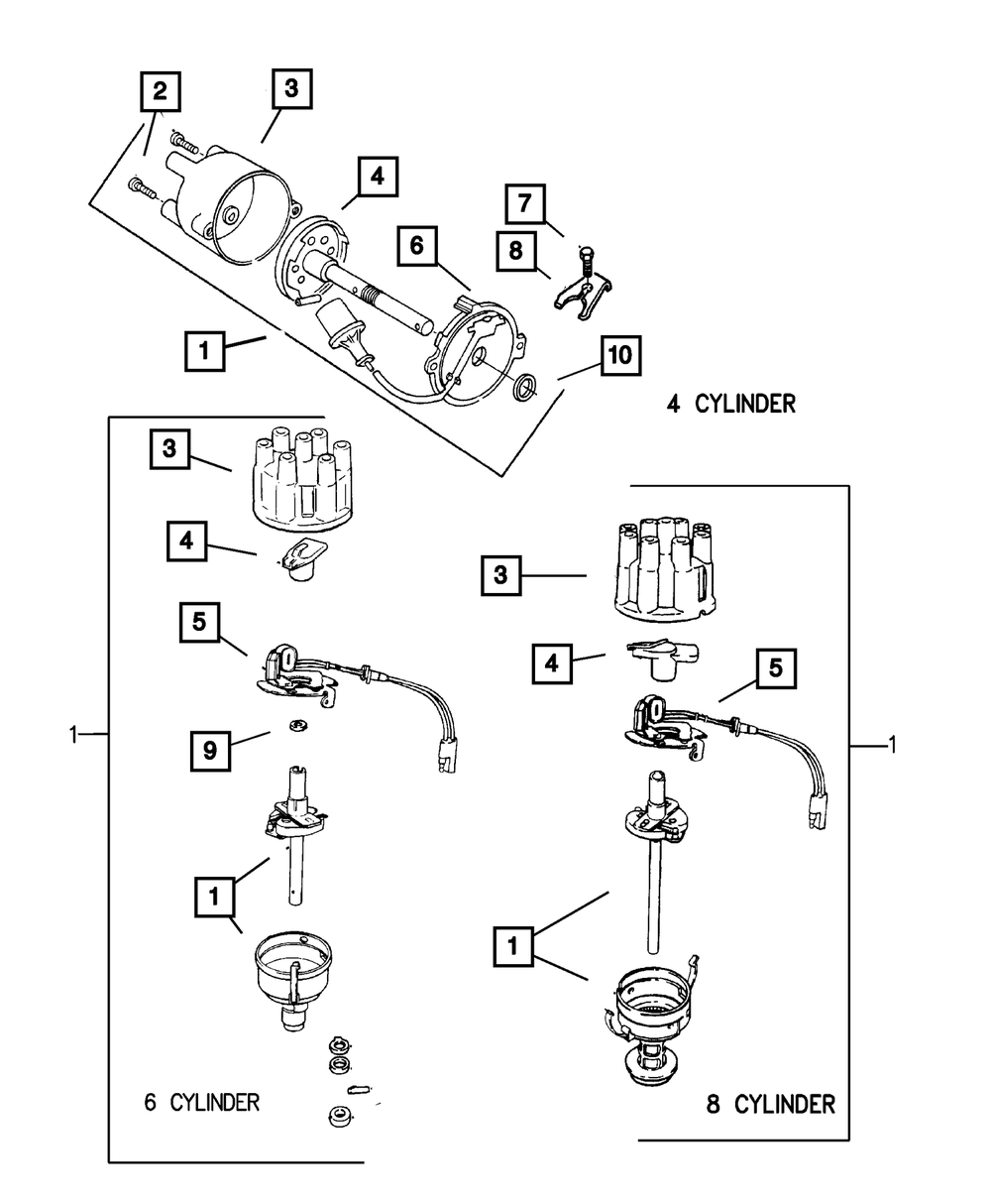 Distributor Gasket - Mopar (J3181288)