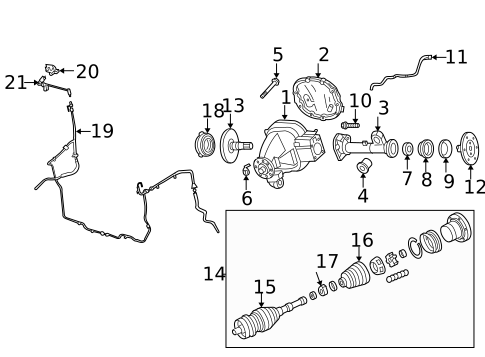 Carrier & Front Axles for 2008 Ford F-150 #0