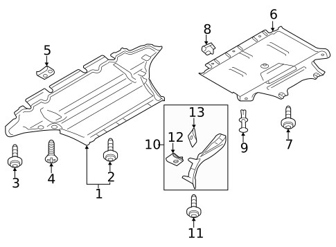 Splash Shields for 2013 Audi allroad #0
