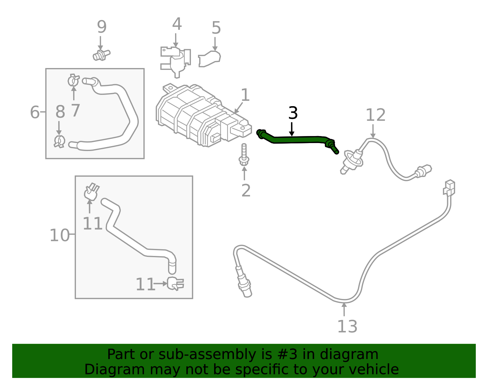 31372-D5500 - Vapor Hose 2016-2020 Kia Optima | Kia.Parts Store