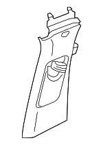 89A867243A4PK - Body: Upper Center Pillar Trim for Audi Image