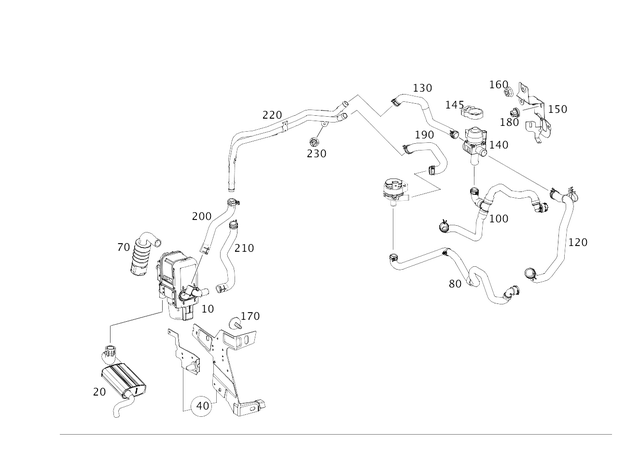 2464700424 - : Fuel Line for Mercedes-Benz Image
