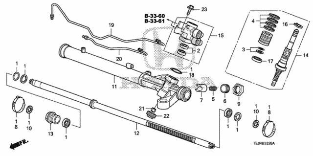P.S. Gear Box Components for 2010 Honda Accord #0