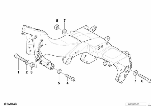 Motorcycle Frame for 2003 BMW-Motorrad K 1200 RS #1