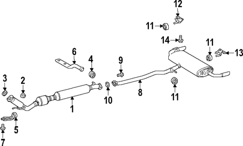 Exhaust Components for 2024 Lexus NX350h #0