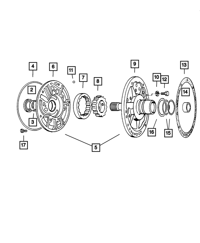 2204709 - Automatic Transmission 3 Speed: Front Pump Housing Seal for Mopar Image
