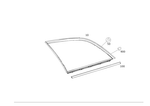 2046733510 - Window System: Glass Pane for Mercedes-Benz: C350 Image