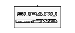 93079VC080 - Body: Nameplate for Subaru: WRX Image