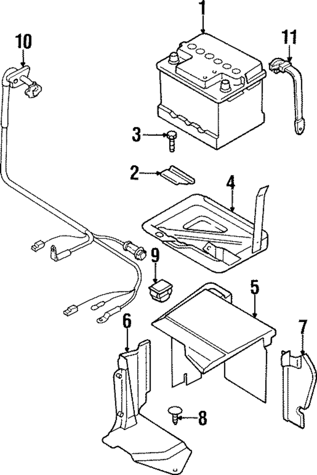 N0103324 - Electrical: Battery Bolt for Audi Image
