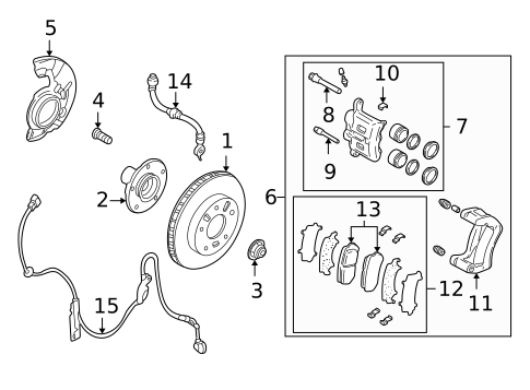 Disc Pads & Brake Shoes for 2001 Mazda MPV #1