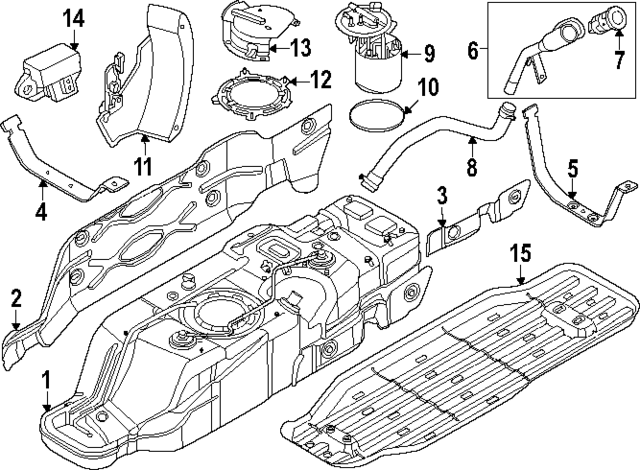 MB3Z9H307P - : Fuel Pump for Ford Image