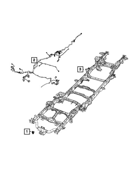 Wiring-Body and Accessories for 2019 Ram 1500 Classic #21