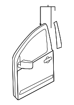 801019GE0A - Body: Door Shell for Nissan: Armada, TITAN Image