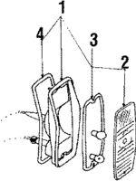 J5761508 - Electrical: Combo Lamp for Jeep: Cherokee, Grand Wagoneer, Wagoneer Image