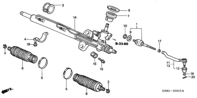 P.S. Gear Box for 2002 Acura CL #0