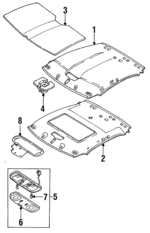 EA0569970C06 - : Overhead Console for Mazda: MX-3 Image