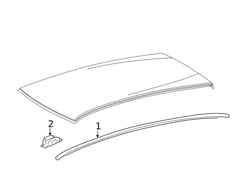 Exterior Trim - Roof for 2016 Lexus CT200h #0