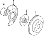 44600SK7000 - Brakes: Hub for Acura Image