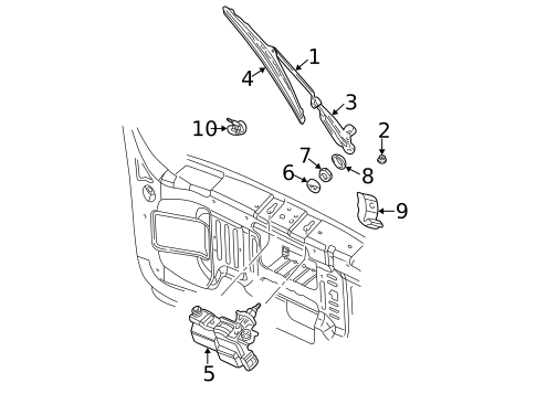 Wiper Components for 2002 Jeep Grand Cherokee #0