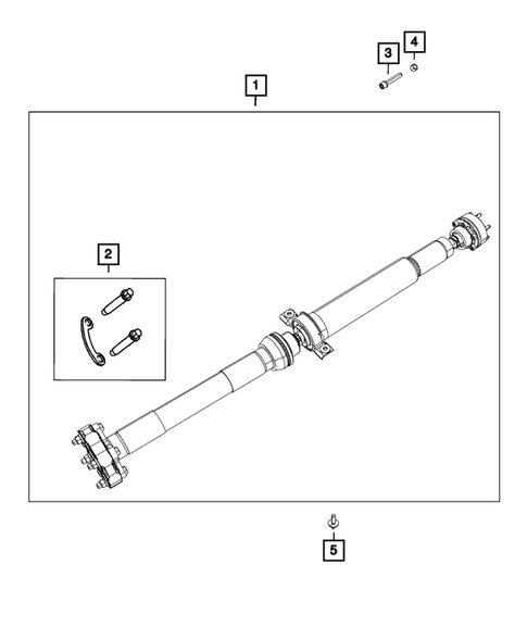 Drive Shaft for 2012 Jeep Grand Cherokee #0