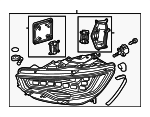 4G0941774E - : Headlamp Assembly for Audi: A6, A6 Quattro, S6 Image