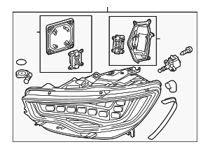 4G0941774E - : Headlamp Assembly for Audi: A6, A6 Quattro, S6 Image