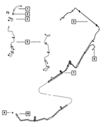 5085958AB - : Knuckle To Hose Bracket, Right for Mopar Image