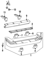 4798892 - Body: Bumper Cover for Jeep: Grand Cherokee Image