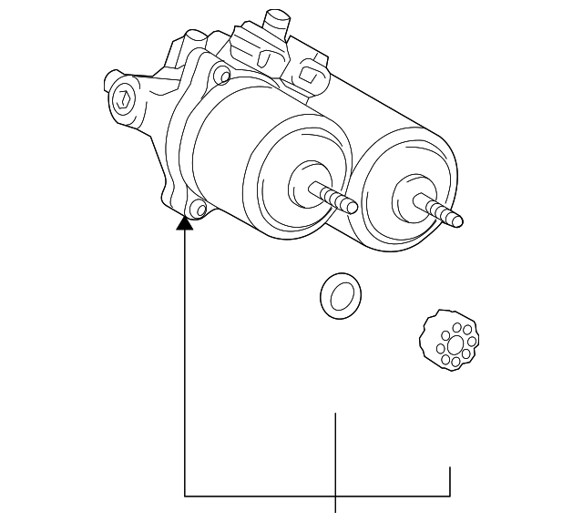 2010-2018 Toyota Pump Assembly, Brake Booster 47070-47060