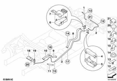 Supplementary Cable Sets for 2005 BMW 645Ci #1