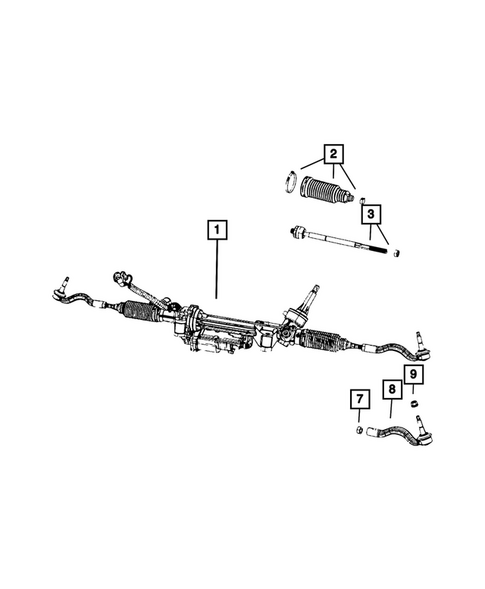 Steering Gear for 2021 Jeep Grand Cherokee L #0
